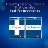 Clearblue Advanced Fertility Monitor To Test For Ovulation & Pregnancy, 1 Touch Screen Monitor with 2 Test Sticks - Imported from UK