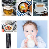 NESTCHAO 12V/24V Smart Heating Mug/Cup, 400ml 70W Electric Stainless Steel Smart Temperature Control Travel Mug Warmer with LCD Display - Imported from UK