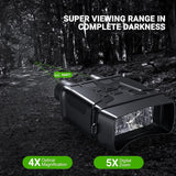 VABSCE Digital Night Vision Binoculars for Complete Darkness, 1080p FHD Video Infrared Night Vision Goggles for Hunting, Camping, Travel, Surveillance, Spy - Imported from UK