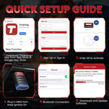 Thinkcar ThinkDiag OBD2 Bluetooth Diagnostic Scanner OE-Level for ECU Coding, Active Test, All Systems Diagnoses - Imported from UK