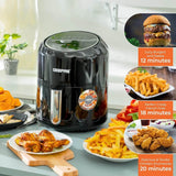 Geepas 3.5L Digital Air Fryer Touch Screen 1400W - Imported from UK