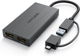 Wavlink USB3.0/USB-C to HDMI Dual Display Adapter for Dual Monitors in Pakistan