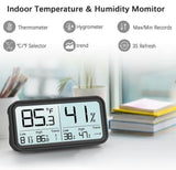 AngLink Digital Indoor Thermo-Hygrometer, Temperature & Humidity Meter for Indoor Climate Control - Air Monitoring, Climate Monitor in Rooms - Imported from UK