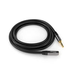 KabelDirekt 2M Headphone Extension Lead Cable AUX 3.5mm Male to 3.5mm Female Connector - Imported from UK