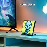 Divoom Pixoo-Max Multi-Purposes Bluetooth Digital Photo Frame, APP Cellphone Control Display 32 x 32 Programmable Pixel Art Led Display, Neon Light for Home Decoration, Business Advertisement, Window Sign - Imported from UK