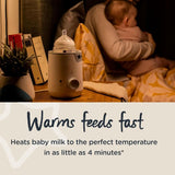 Tommee Tippee Easiwarm 480W Bottle Warmer, Warms Baby Feeds to Body Temperature in Minutes, Automatic Timer, One-Dial Operation (Amazon Container Product Without Box) - Imported from UK