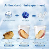 Hydrogen Water Generator Bottle, Portable Rechargeable Hydrogen Water Ionizer Machine, 420ml Hydrogen Rich Water Glass Health Cup for Home Travel (Container Product Without Box) - Imported from UK