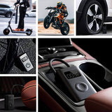 Xiaomi Mijia 2 Cordless Battery Powered Portable 150psi Tire Inflation Air Pump with Digital Tire Pressure Detection for Car, Scooter, Bike, Basket Ball and More (2nd Gen Electric Air Compressor) - Imported from UK