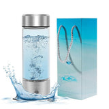 Hydrogen Rich Water Bottle, 3 Min Quick Electrolysis Portable Hydrogen Water Ionizer Machine, Water Glass Health Cup for Office Travel & Daily Drinking - Imported from UK