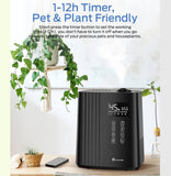 Elechomes 6.5L Top Fill Warm & Cool Mist Humidifier + Aromatherapy with Remote Control, 700 ml/h Max, Auto & Sleep Mode, 360° Nozzle, Auto Shut-Off - Imported from UK