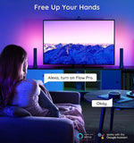 Govee Flow Pro Light Bar, Unlocked WiFi RGBIC TV LED Backlights with Camera, Works with Alexa & Google Assistant, Sync with Music - (Amazon Container Product as it is, No Warranty, No Guarantee, No Return, No Exchange) - Imported from UK