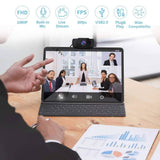 Wansview 1080P HD USB Webcam with Dual Microphone & Auto Light Correction, Plug & Play Web Cam for Video Streaming, Conference, Gaming & Study - Imported from UK