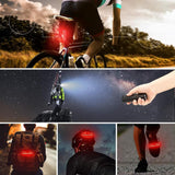 IPSXP Bike Lights 5000 Lumens Super Bright Headlight & Taillight, USB Rechargeable, IPX5 Waterproof, Multiple Modes, Large Capacity Battery with Power Bank Function - Imported from UK