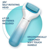 Scholl Velvet Smooth Electronic Foot Care System, Pedicure Foot File for Hard Skin & Callus Removal - Imported from UK