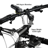AVANTEK Bike Light, Rechargeable Waterproof Headlight with Built-in USB 2.0 Phone Charger & 360° Rotating (Container Product Without Box & Accessories) - Imported from UK