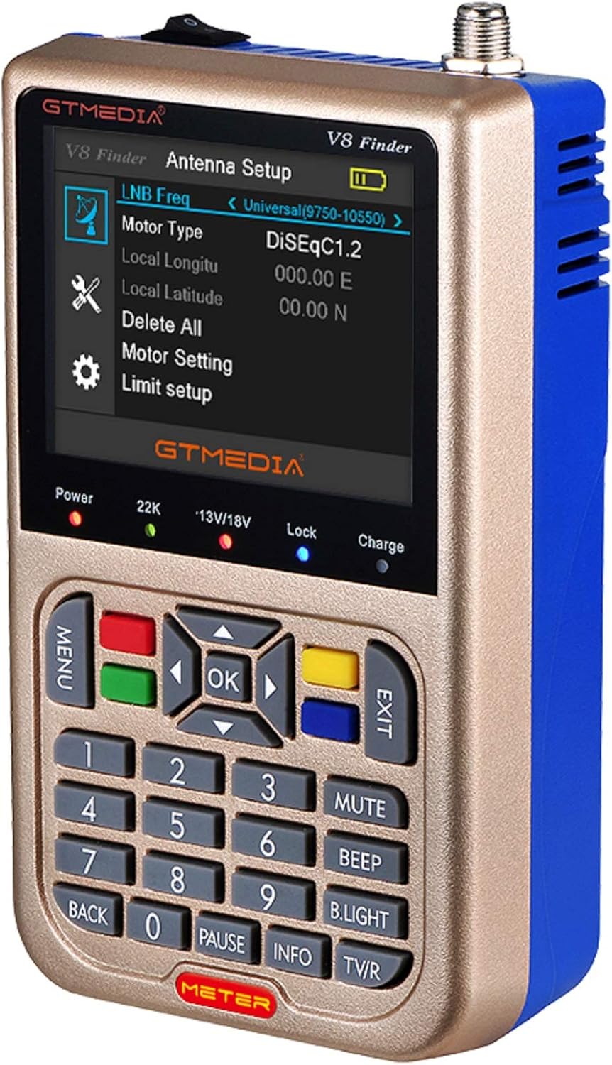 thumbnail image 2 of GT Media V8 Finder2 Satellite Meter - Digital Signal Detector With LCD For Dish Alignment 2 of 4