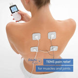 Beurer EM49 PainFree Digital TENS & EMS Unit, 3-in-1 Pain Relief, Rehabilitation & Massage With 70 Training Programmes 2 channels & 4 Self-Adhesive Electrodes - Imported from UK