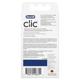 Oral-B Clic Toothbrush Replacement Brush Heads, Pack of 2 - Black - Imported from UK