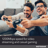 NETGEAR EX6120 Dual Band Wi-Fi Range Extender, Coverage Up to 1500 Sq Ft, AC1200 Wireless Signal Booster & Repeater Up to 1200Mbps Speed & Compact Wall Plug Design (Container Product Without Box) - Imported from UK