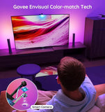 Govee Flow Pro Light Bar, Unlocked WiFi RGBIC TV LED Backlights with Camera, Works with Alexa & Google Assistant, Sync with Music - (Amazon Container Product as it is, No Warranty, No Guarantee, No Return, No Exchange) - Imported from UK