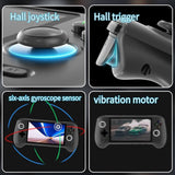 ANBERNIC RG556 Retro Handheld Game Console with 128GB SD Card Pre-Loaded, 1080P Android 13, Bluetooth 5.0, 5.48" AMOLED Touch Screen, Unisoc T820 Processor, 5500mAh Battery, WiFi, Video Games Player - Imported from UK