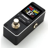 Tomsline AT-07 Engineering Pedal Tuner Chromatic for Guitar (6-7 strings) & Bass (4-6 strings) High Definition Color Screen Pitch 430-450Hz 4 Flat Options True Bypass - Imported from UK