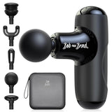 BOB AND BRAD Q2 Mini Massage Gun, Portable Pocket-Sized Deep Tissue Percussion Muscle Massager Gun, Ultra Quiet Massage Gun with Carry Case - Imported from UK