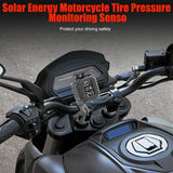 Solar Power Wireless TPMS Motorcycle Tire Pressure Monitoring System, Digital Display with 2 Wheel Sensors for Motorcycle - Imported from UK