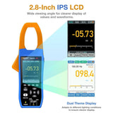OWON Bluetooth Clamp Meter + Scope, 1000V AC/DC Voltage Tester 1000A Current Test with 1MHz Oscilloscope Multimeter 3 in 1 Functions Clamp Meter with 2.8" IPS LCD Display - Imported from UK