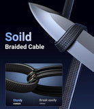 Solid braided UGREEN knife cable