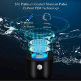 Hydrogen Water Generator Bottle, Portable Rechargeable Hydrogen Water Ionizer Machine, 420ml Hydrogen Rich Water Glass Health Cup for Home Travel (Container Product Without Box) - Imported from UK