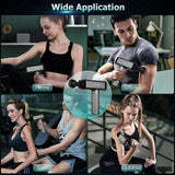 Nanssigy Muscle Massage Gun with 6 Heads, 30 Adjustable Speeds, LED Indicator & 2600mAh Battery, Deep Tissue Powerful Percussion Massager, Portable Fascia Gun for Relieving Muscle Pain & Stiffness - Imported from UK