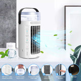 CAROLX Portable Air Conditioner 14 Inch Tower Fan, Turbo Sensor Cooling, 3 Speed Super Quiet Desk Air Cooling Fan For Personal Use & Small Room - Imported from UK