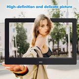 Digital Photo Frame with 10.1" 1024×600 LCD Screen Photo/Music/Video Player/Calendar/Alarm with Remote Control Auto-rotate & Wall Mountable - Imported from UK