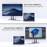 QGeeM 7-in-1 USB C Hub USB Type C to HDMI Adapter with 100W Power Delivery, 3x USB 3.0, SD/TF Card Reader - Imported from UK