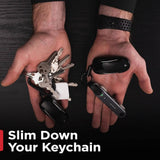 KeySmart Max Traceable Smart Key Organizer with Tile Bluetooth Smart Torch & Multitool (up to 14 Keys) - Imported from UK