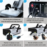 Fog Machine 1500W with 2 Sets of Controllers, Professional Smoke Machine for DJ Stage Halloween Party Wedding Christmas - Imported from UK