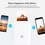 HPRT MT53 Wireless BT Instant Photo Printer Portable Mini Mobile Photo Printer Inkless Technology Support AR Photo Function Used with App Compatible with iOS Android - Imported from UK