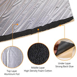 Car Sound Deadening Mat 200cm*50cm*10mm, Self Adhesive Van Insulation, Car Sound Proofing, Proof Insulated Moistureproof Waterproof, Car Noise Control Acoustic Dampening Mat (Container Product Without Box) - Imported from UK