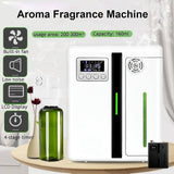 Commercial Aroma Diffuser 2-in-1 Bluetooth, Wall Mounted Scent Machine Diffuser 4-Segment Timing LCD Display 160ml - Imported from UK