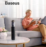 Baseus A3 Car Vacuum Cleaner 15kPa 135W Portable Small Mini Rechargeable Handheld Vacuum with Type-C Fast Charging & LED Light - Imported from UK