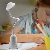 MORECOO LED Desk Lamp, Touch Sensitive Control, 3-Level Dimmer Eye-Care Night Lights with Flexible Neck + USB Rechargeable Port, 3W, 250lm - Imported from UK