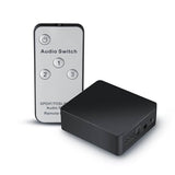 CSL 3-in-1 SPDIF/TOSLINK Audio Switch with Remote Control, 1 to 1 Transmission, Compatible with Apple TV PS3 PS4 Xbox One Blu-ray Player - Imported from UK