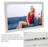 Digital Photo Frame with Remote Control 17" Full HD 1080P Electronic Album with TFT LED Display Support USB SD Card Slot Built in Stereo Speaker  - Imported from UK