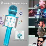 Spark Karaoke Bluetooth Wireless Microphone HiFi Speaker for Phone/Pad/TV with LED Lights - Imported from UK