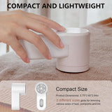 Z-Tilson Lint Remover Portable Fabric Shaver with 6-Leaf Blades Dual Protection Removable Bin Quickly Remove Fuzz Lint Balls Pills Bobbles from Clothes Couch Carpets & More - Imported from UK