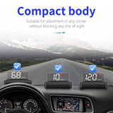 Car HUD Head up Display, G100 OBD GPS Car Electronics Projector Display, 3" Screen with Speed & Direction of Travel Information, Digital Car Speedometer Accessories For All Car/Vehicle - Imported from UK