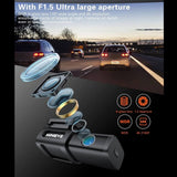 MINIEYE C2L Dash Cam Front & Rear 4K+1080P Car Dash Cam, 2K with ADAS Alert, Wireless Car Camera Dash Cam with 170° Wide Angle, Built-in GPS, Night Vision, Loop Recording, Parking Monitor, APP OTA Update, 64GB Card Include - Imported from UK