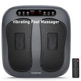 RENPHO Vibrating & Rolling Shiatsu Foot Massager with Remote Control, 2 Programs, 3 Auto Modes for Pain Relief - Imported from UK