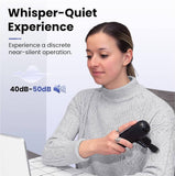 BOB AND BRAD Q2 Mini Massage Gun, Portable Pocket-Sized Deep Tissue Percussion Muscle Massager Gun, Ultra Quiet Massage Gun with Carry Case - Imported from UK